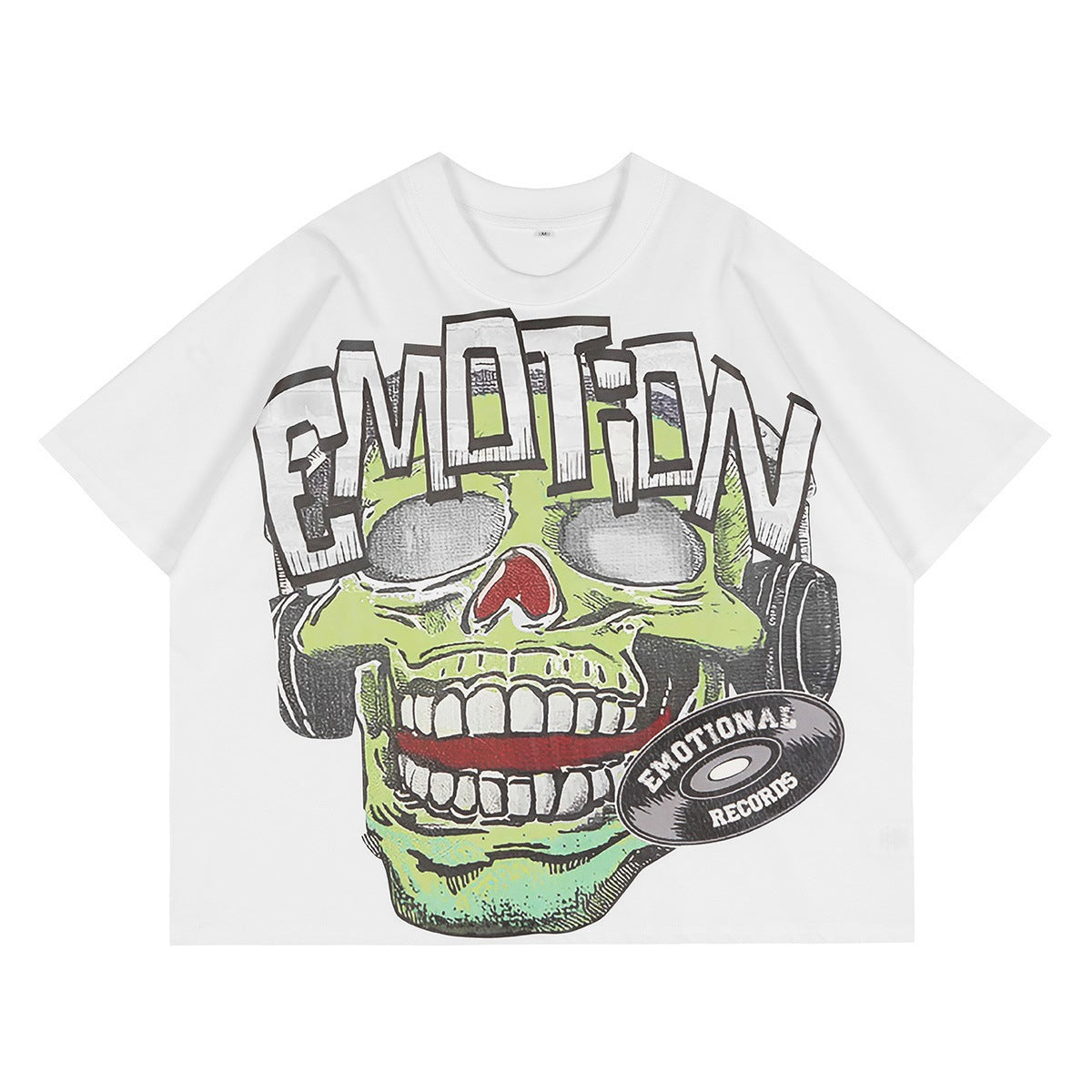 European Fashion Printed Short-Sleeve T-Shirt for Men Trendy Brand